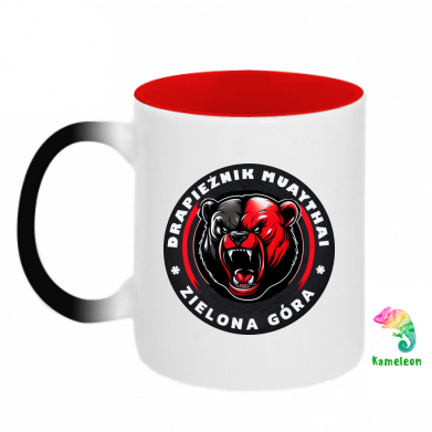 Kubek magiczny dwukolorowy muaythai