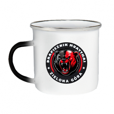 Kubek magiczny emaliowany muaythai - Muaythai Kubek magiczny emaliowany muaythai
