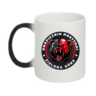Kubek-zmieniający kolor brokatowy muaythai