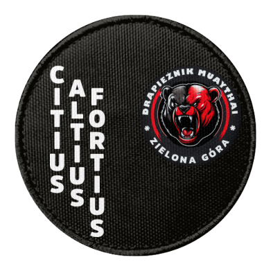 Naszywka okrągła Muaythai